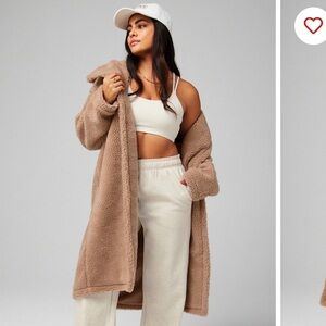 Teddy long coat - Fabletics Khloe Kardashian